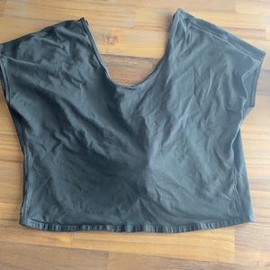 Lululemon Crop Wrap Tee